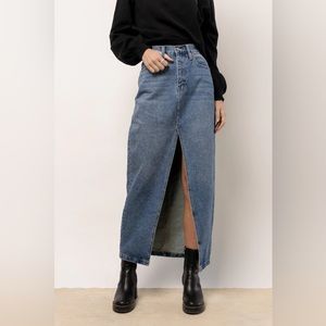 BÖHME KANCAN REGLIN DENIM SKIRT